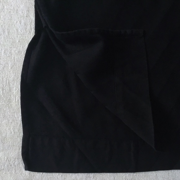 Fei Sleeveless Tunic Woman’s Size 10 Black Button Front Side Slits - Picture 3 of 10